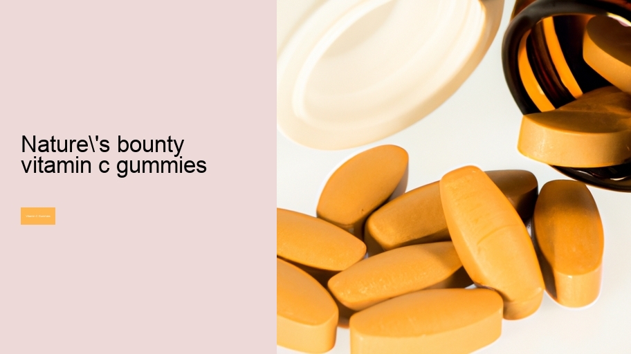 nature's bounty vitamin c gummies