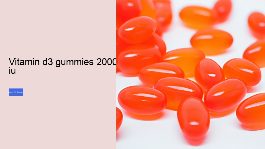 vitamin d3 gummies 2000 iu