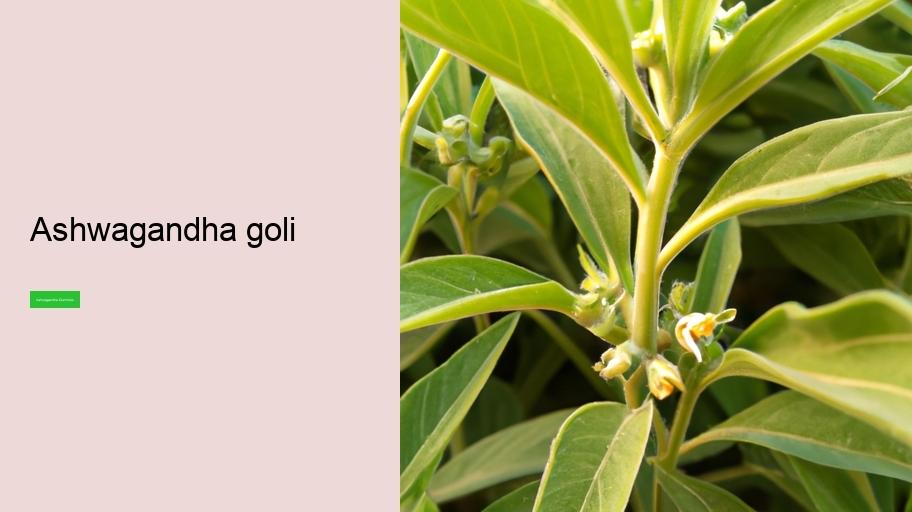 ashwagandha goli