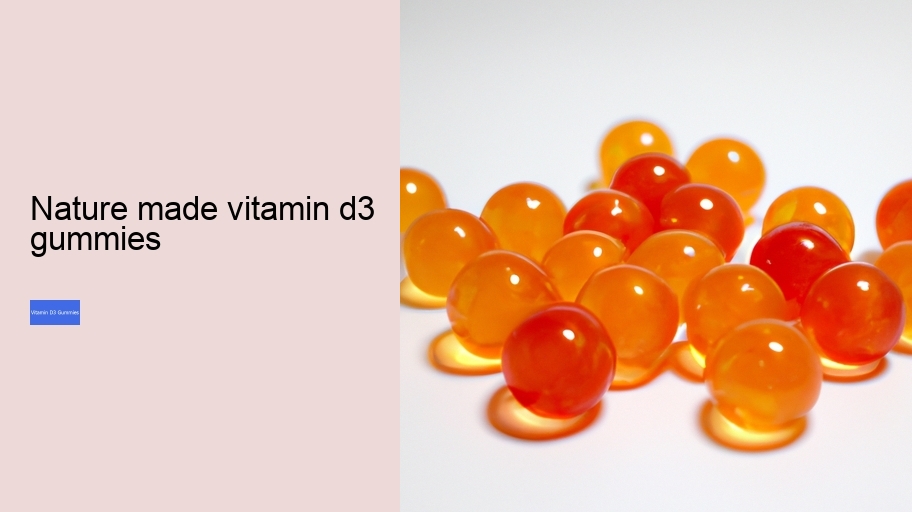 nature made vitamin d3 gummies