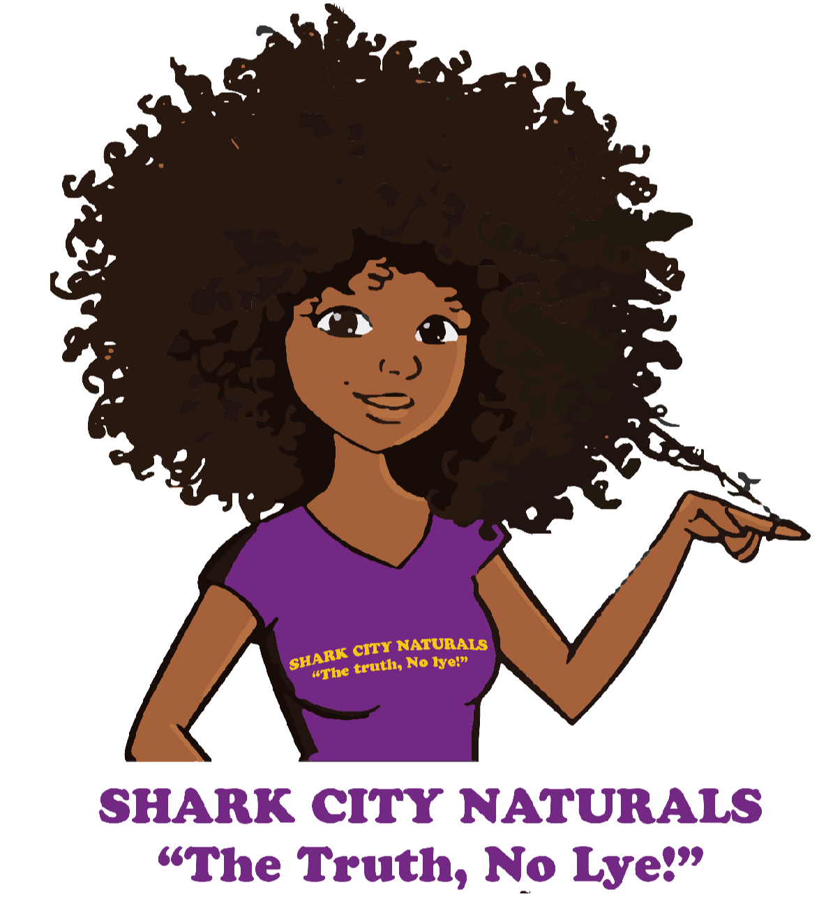 The logo or business face of "Shark City Naturals"