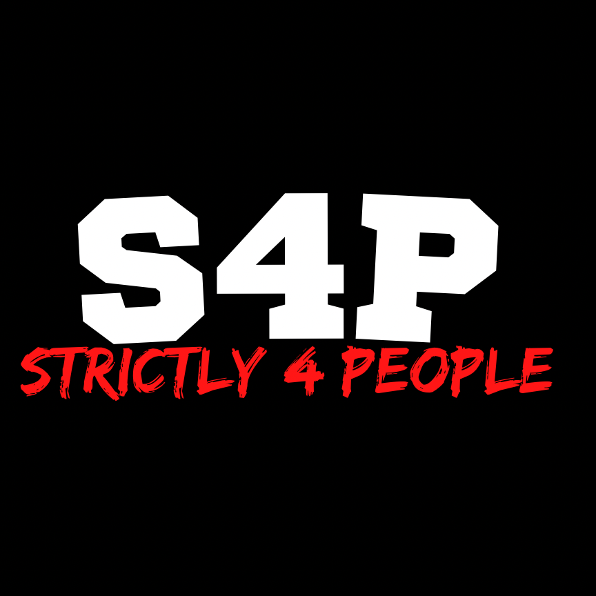 The logo or business face of "Strictly 4 People"