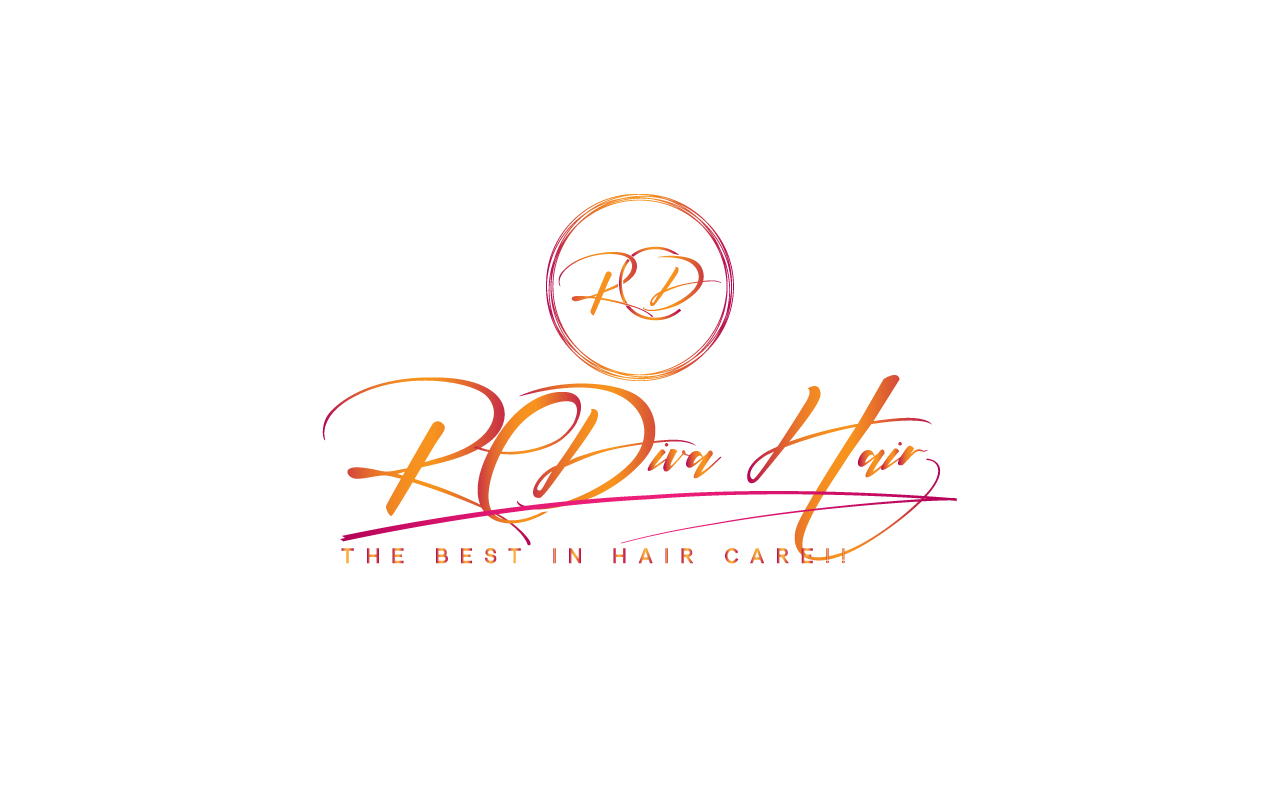 The logo or business face of "RCDiva Hair "