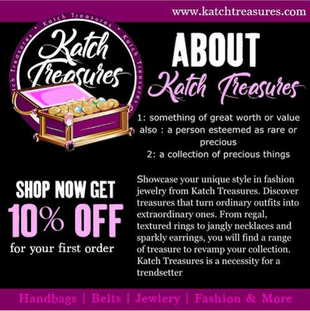 The logo or business face of "Katch Treasures "