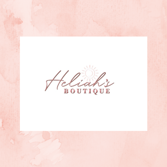 The logo or business face of "Heliah's Boutique"