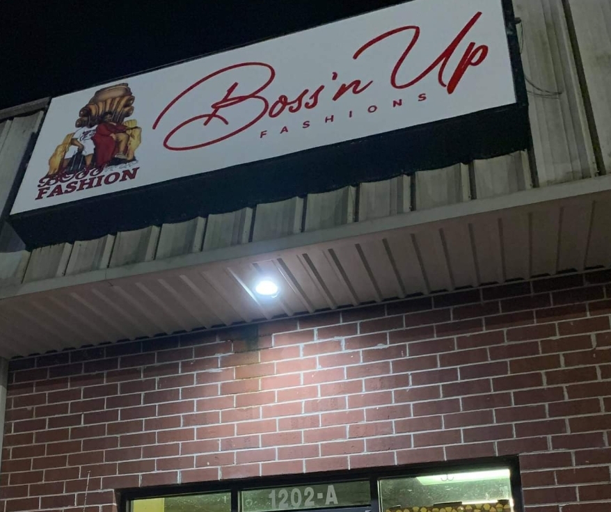 The logo or business face of "Boss'n Up Fashions"