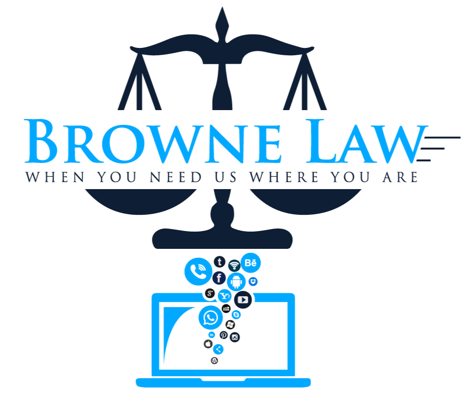 The logo or business face of "Browne Law"