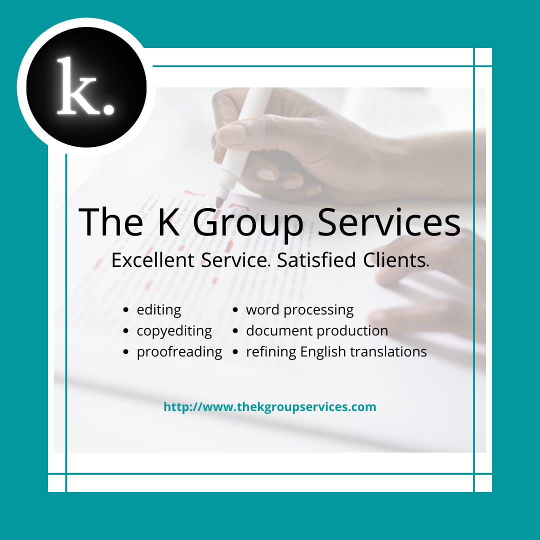 The logo or business face of "The K Group Services"