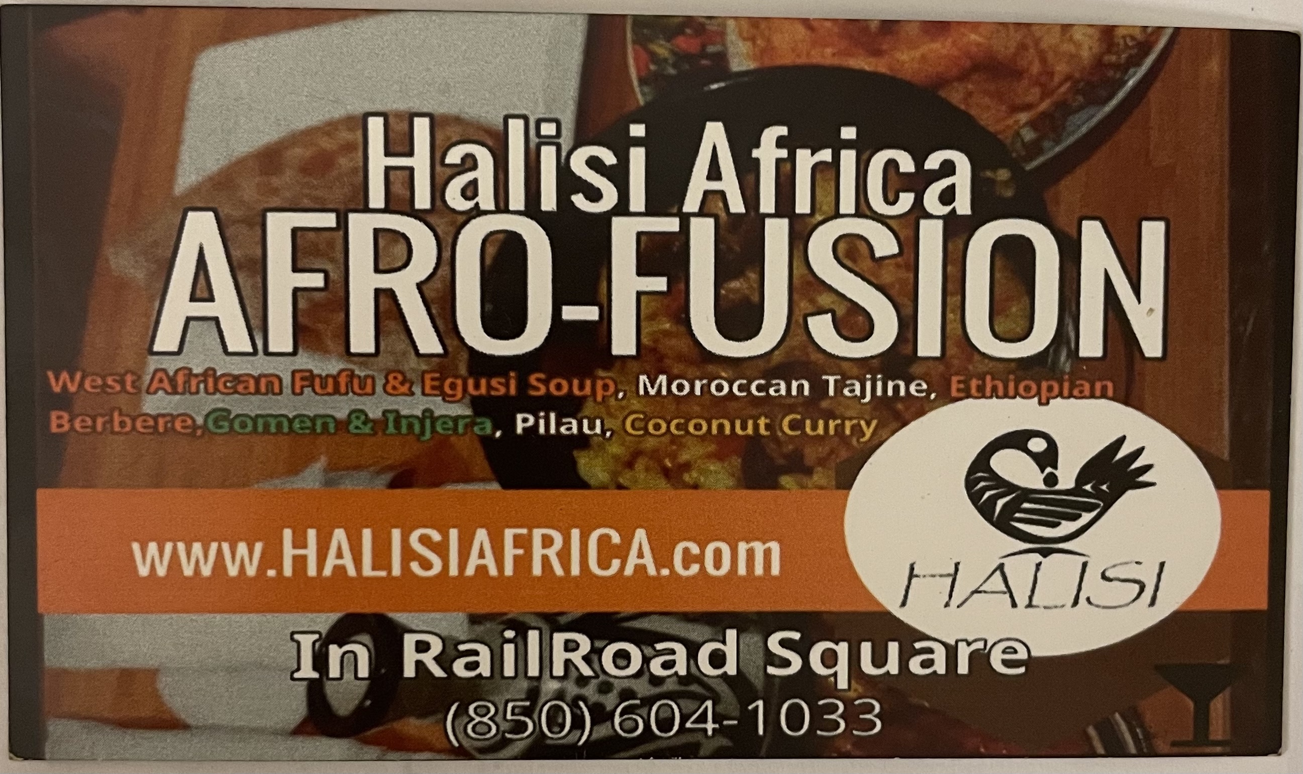 The logo or business face of "Halisi Africa & Zanzi Bar "