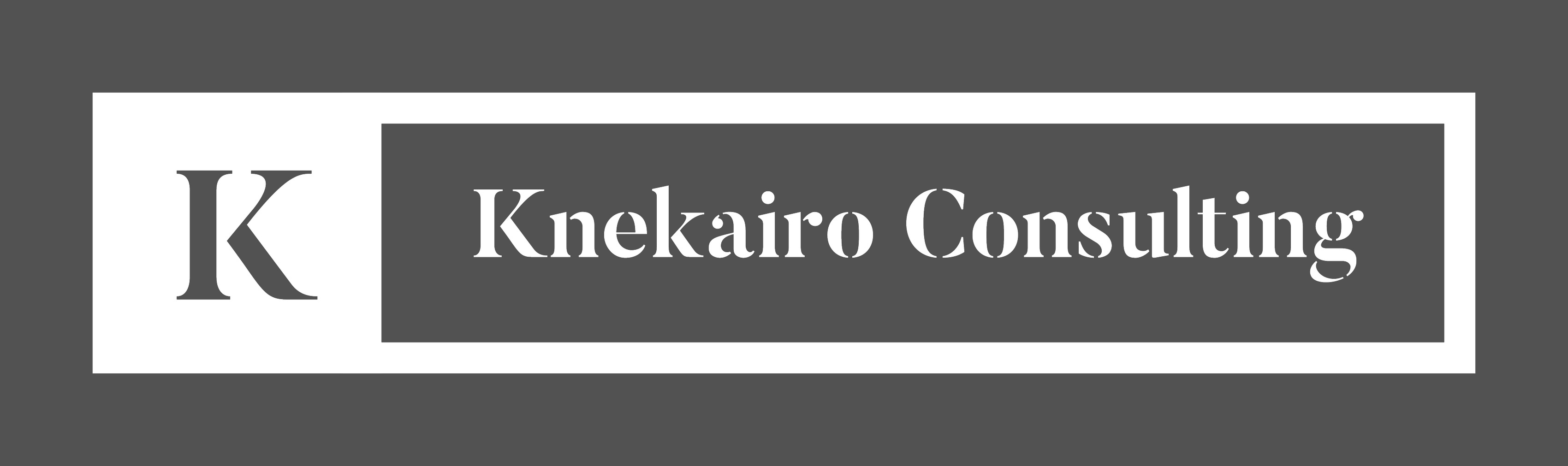 The logo or business face of "Knekairo Consulting"