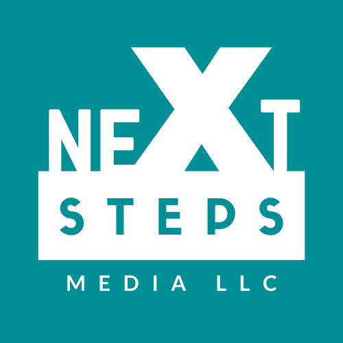 The logo or business face of "Next Steps Media LLC"