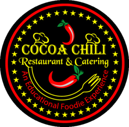 The logo or business face of "Cocoa Chili Restaurant & Catering"