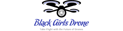 The logo or business face of "Black Girls Drone Inc."