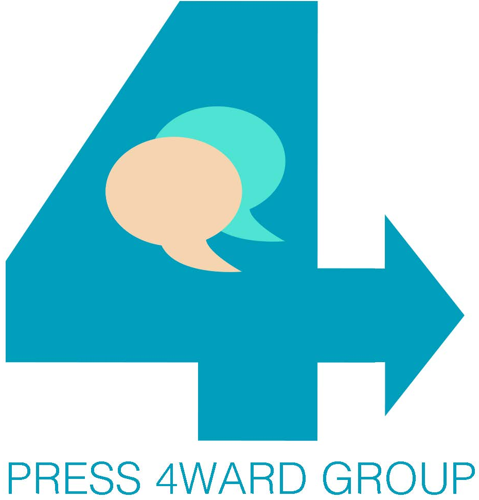 The logo or business face of "Press 4Ward Group"