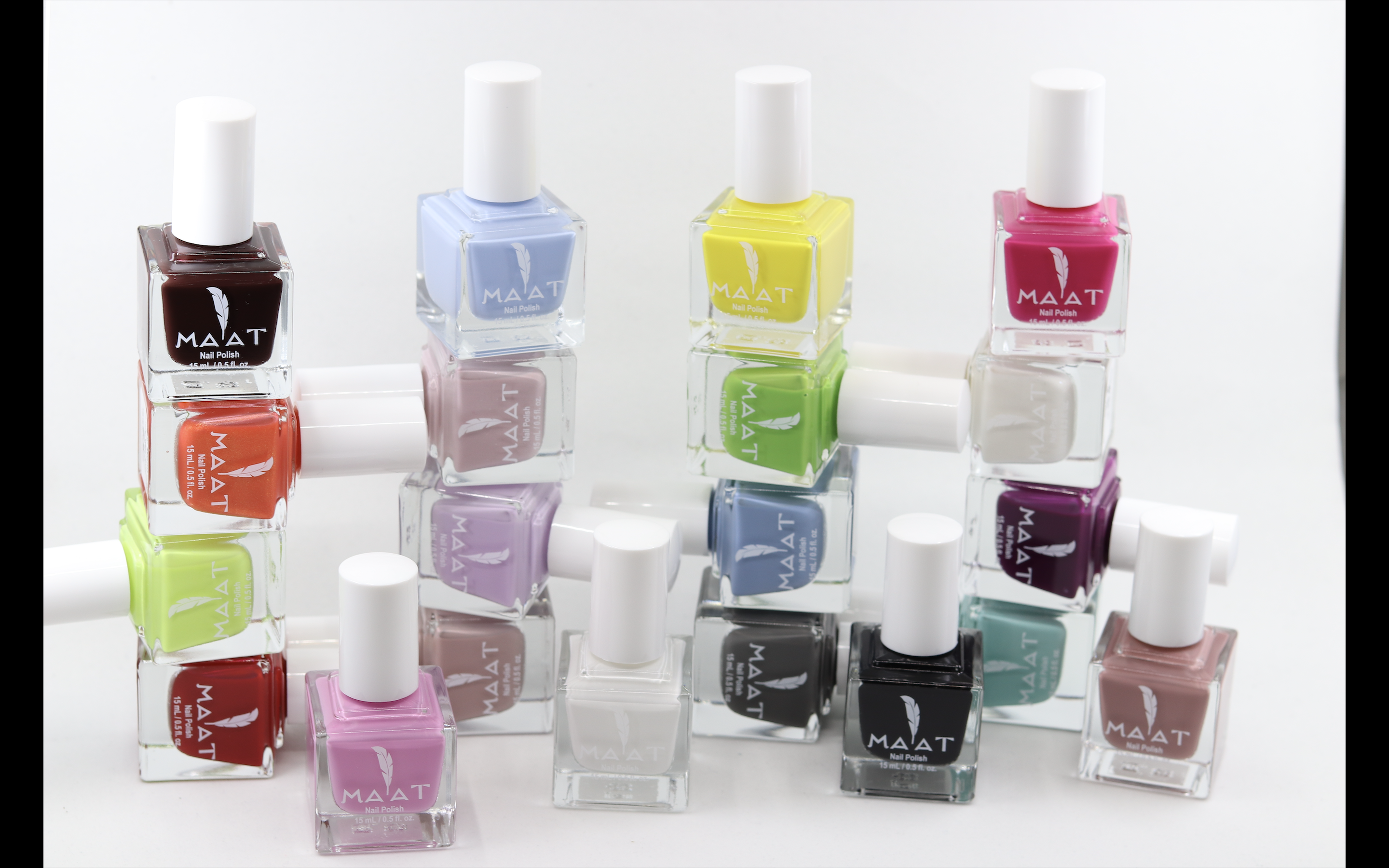 The logo or business face of "Ma'at Nail Polish"