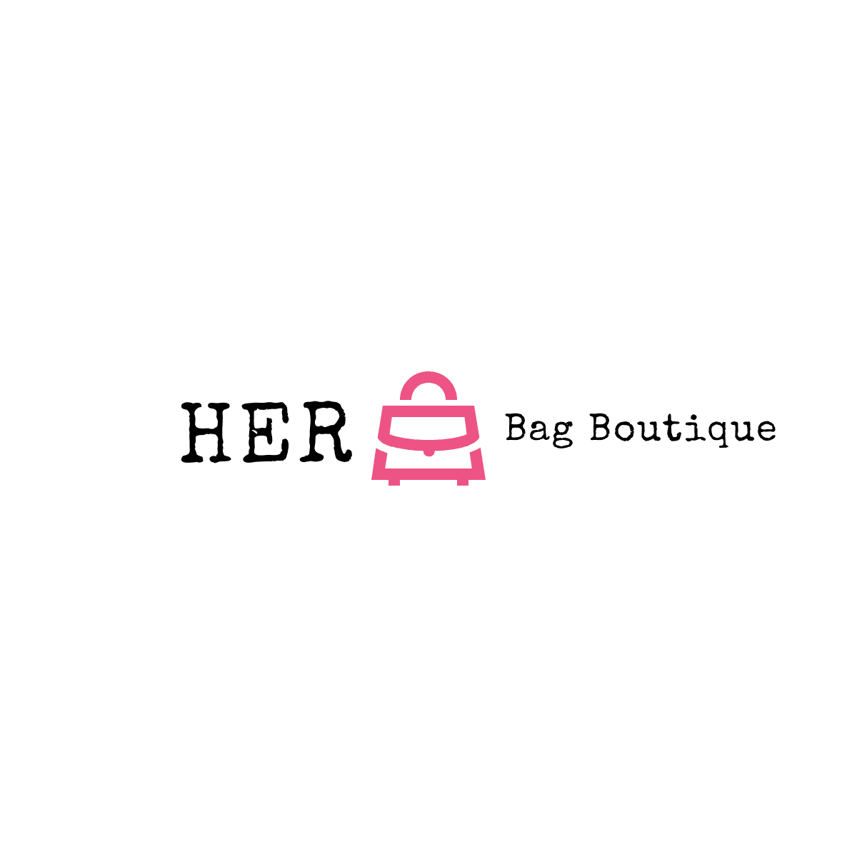 The logo or business face of "HER BAG BOUTIQUE"