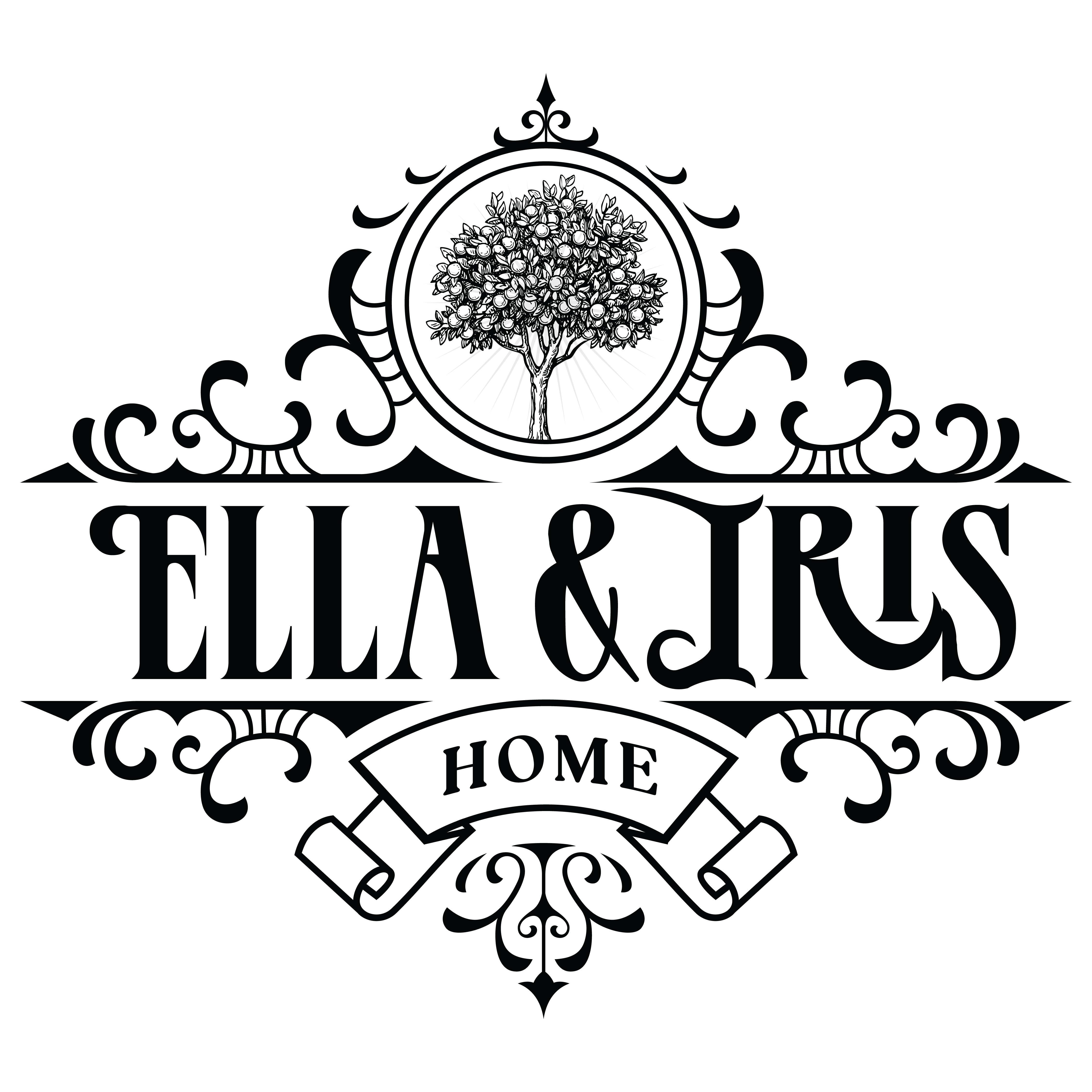 The logo or business face of "Ella & Iris Home"