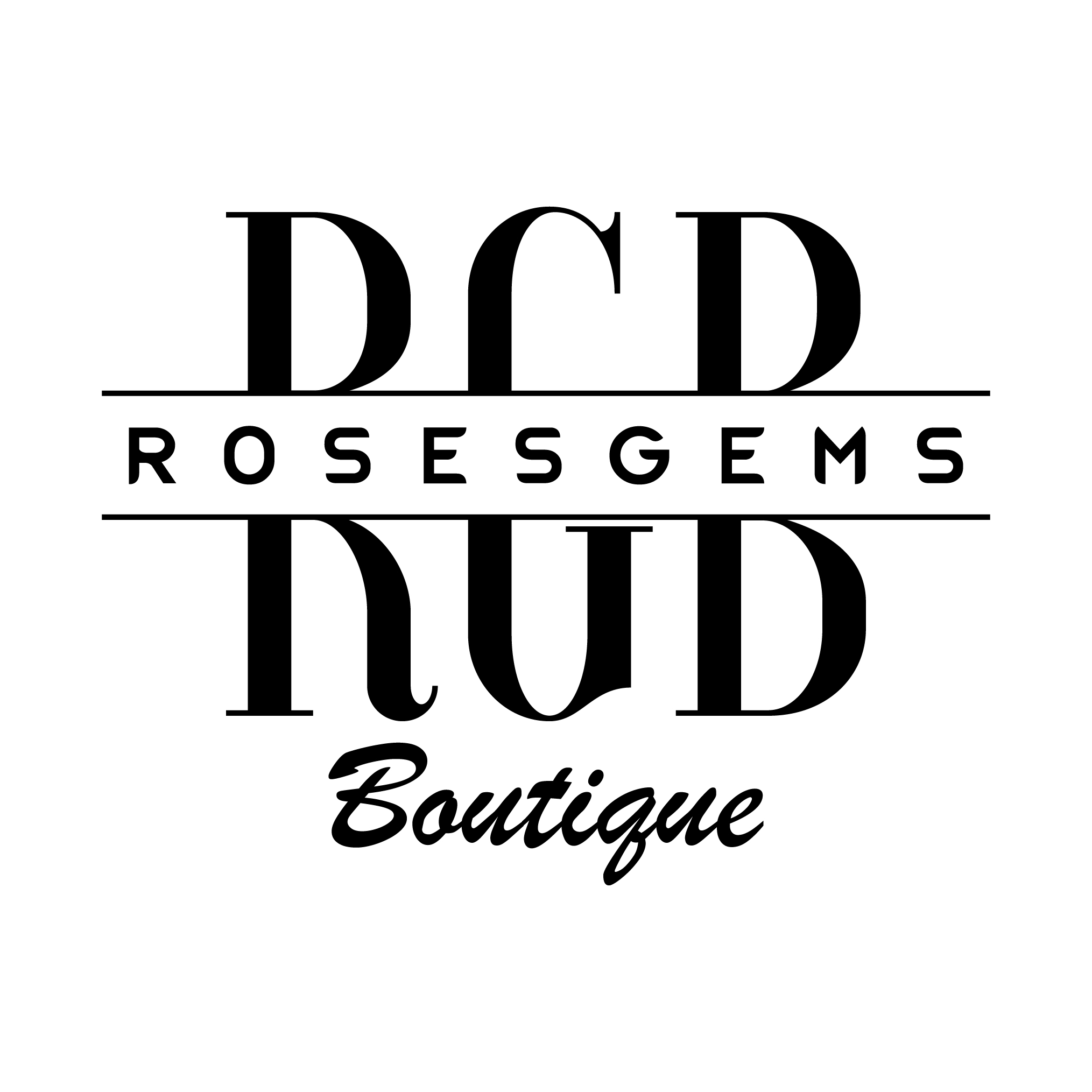 The logo or business face of "Rosesgems Boutique LLC"