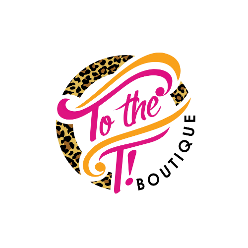 The logo or business face of "To the T! Boutique"