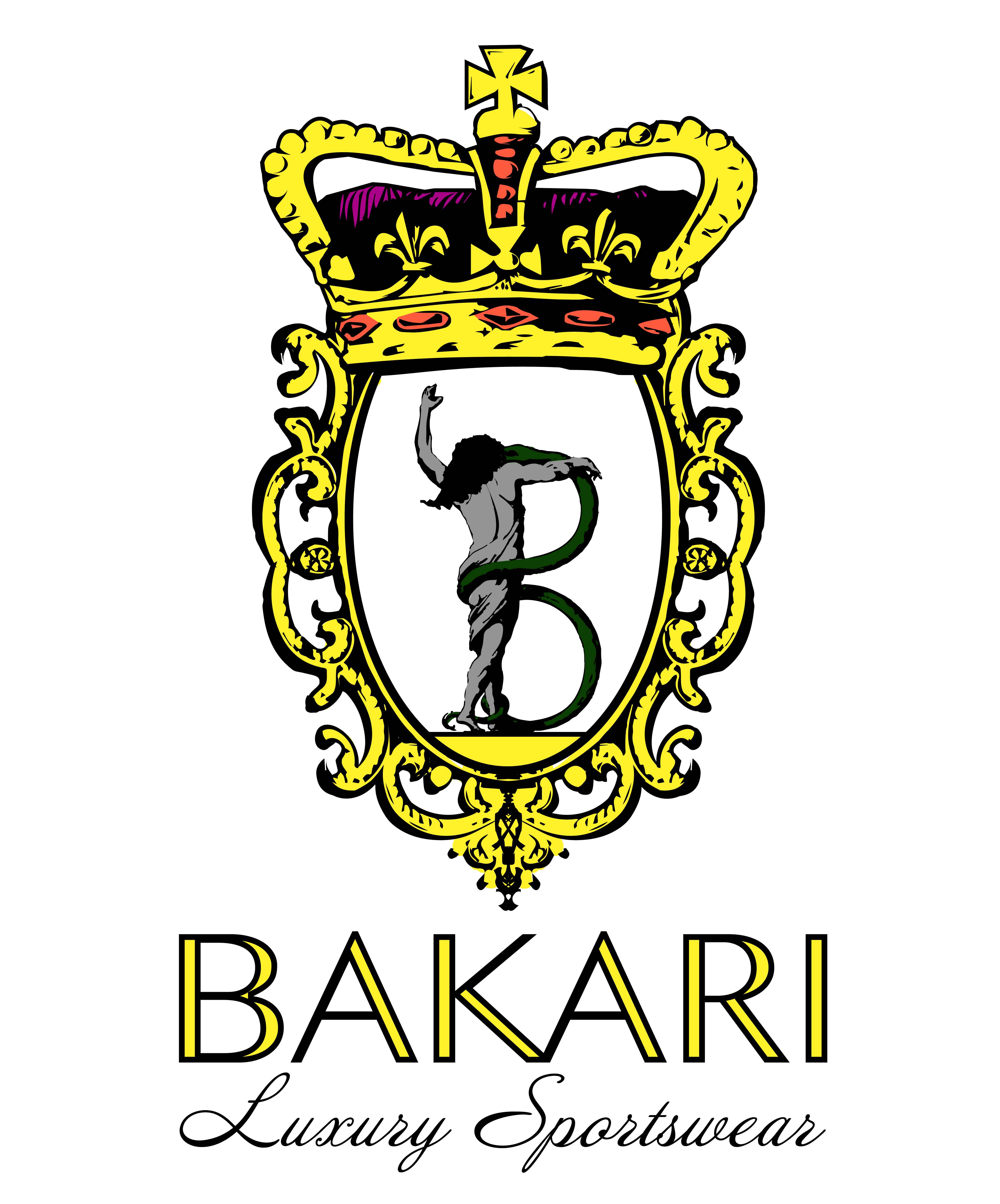 The logo or business face of "Bakari Luxury Sportswear"