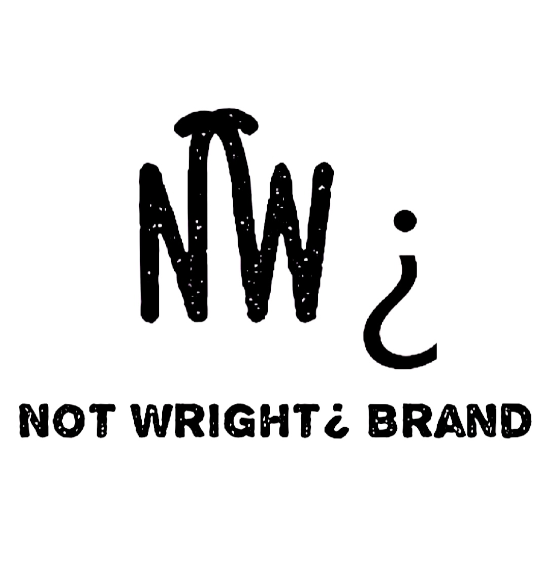 The logo or business face of "Not Wright Brand, LLC"