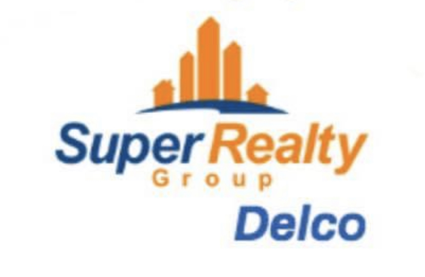 The logo or business face of "Super Realty Group Delco "