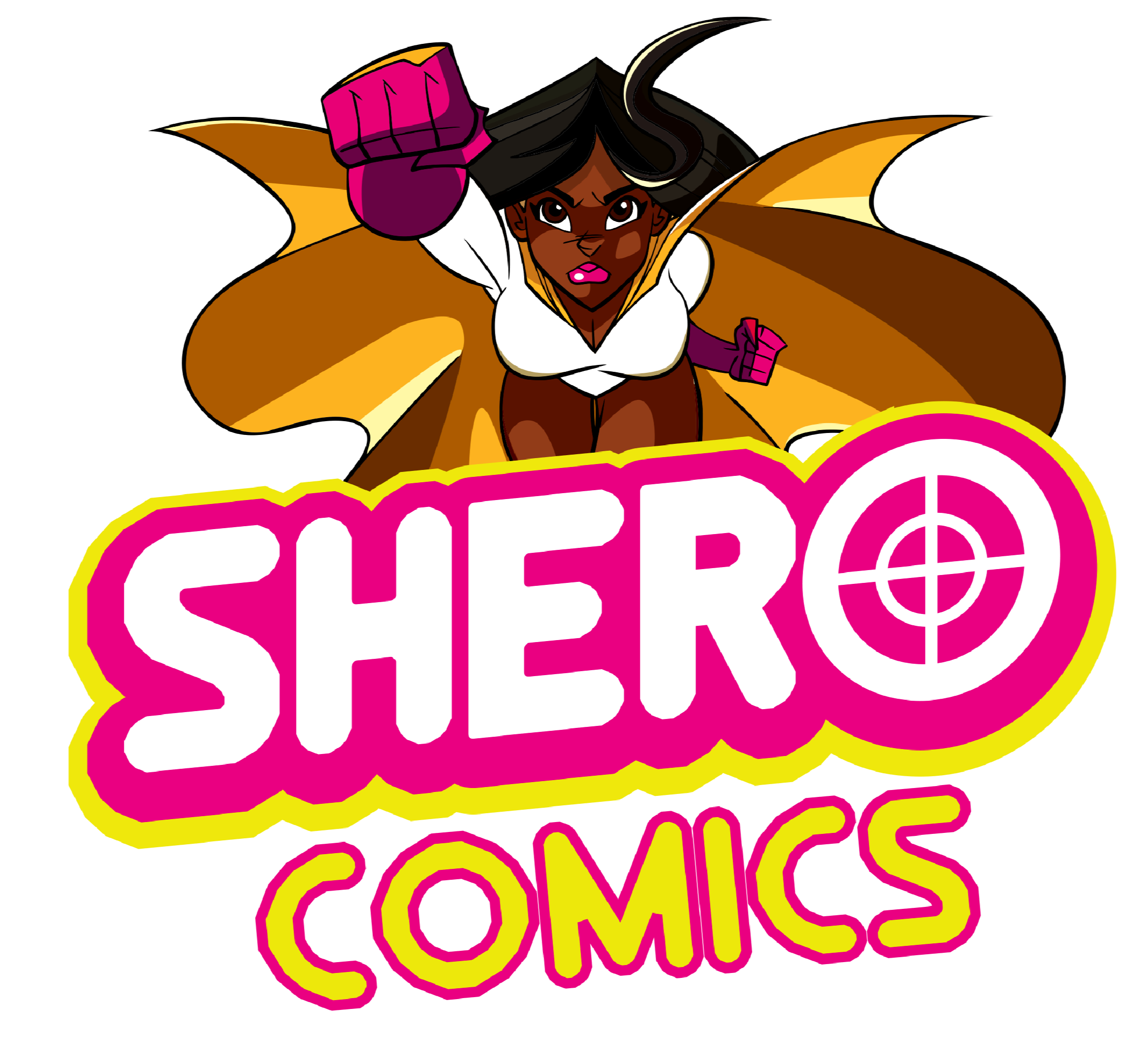 The logo or business face of "Shero Comics"