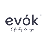 The logo or business face of "Evók"