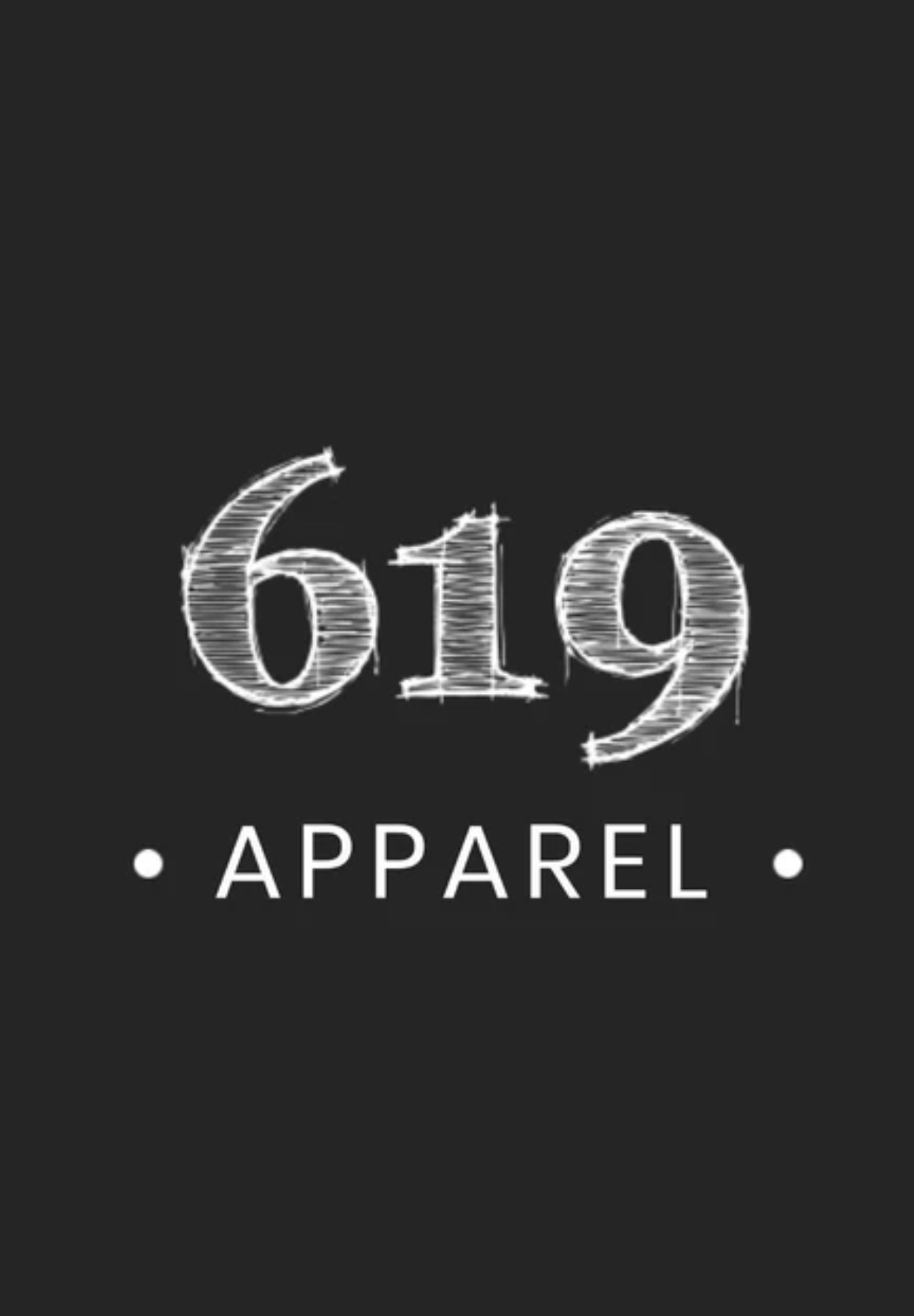 The logo or business face of "619 APPAREL"