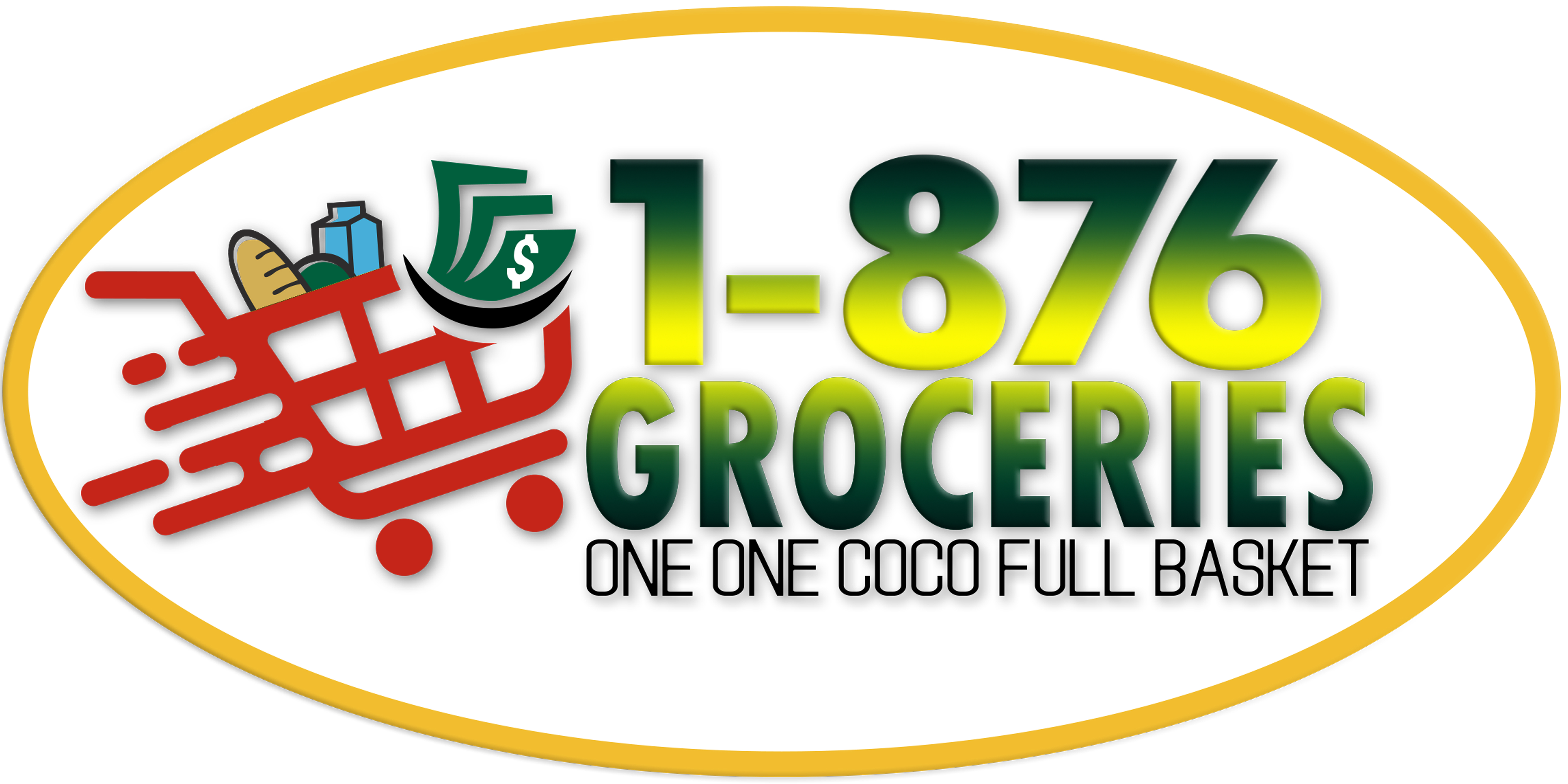 The logo or business face of "1-876Groceries"