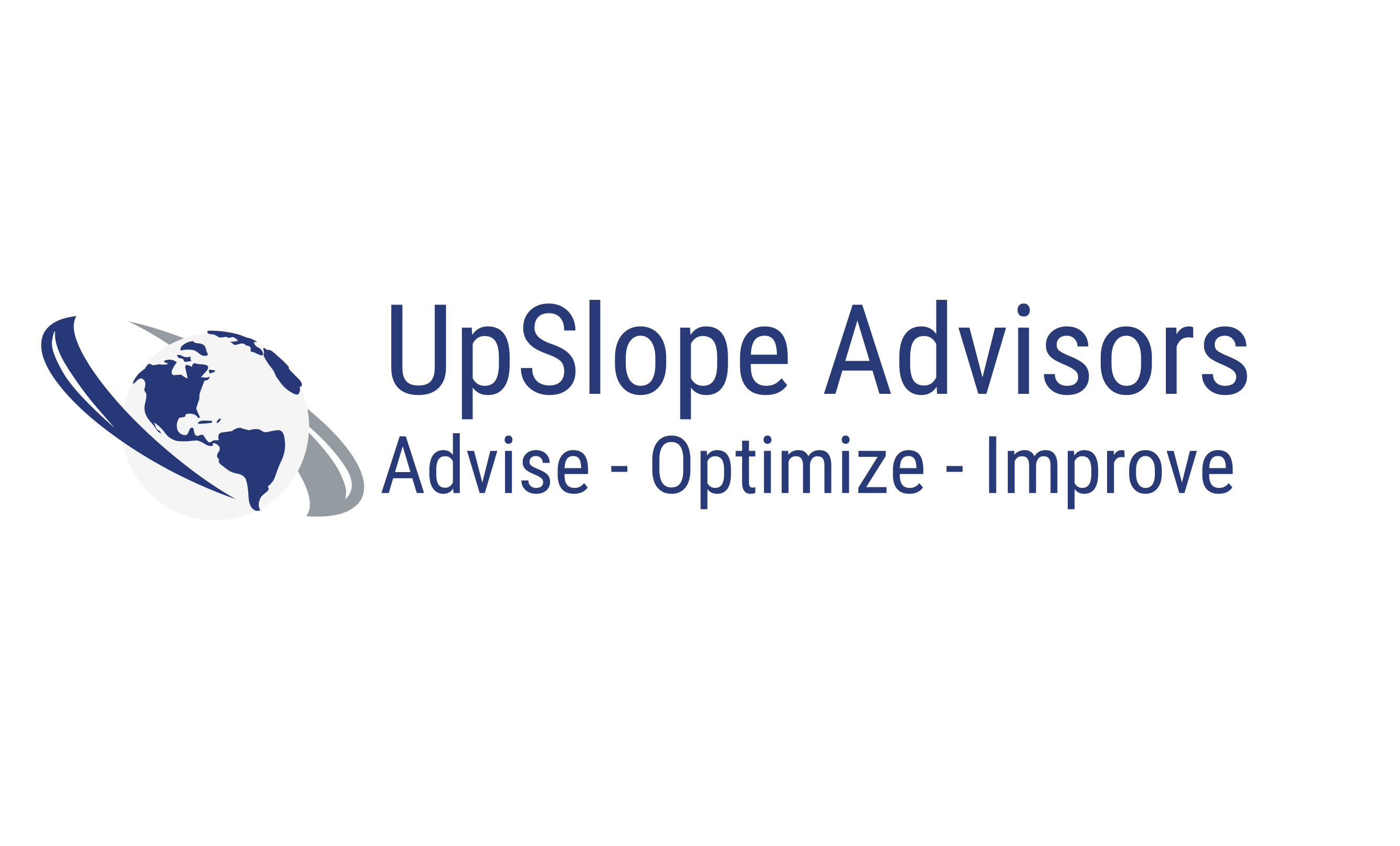 The logo or business face of "UpSlope Advisors, INC"