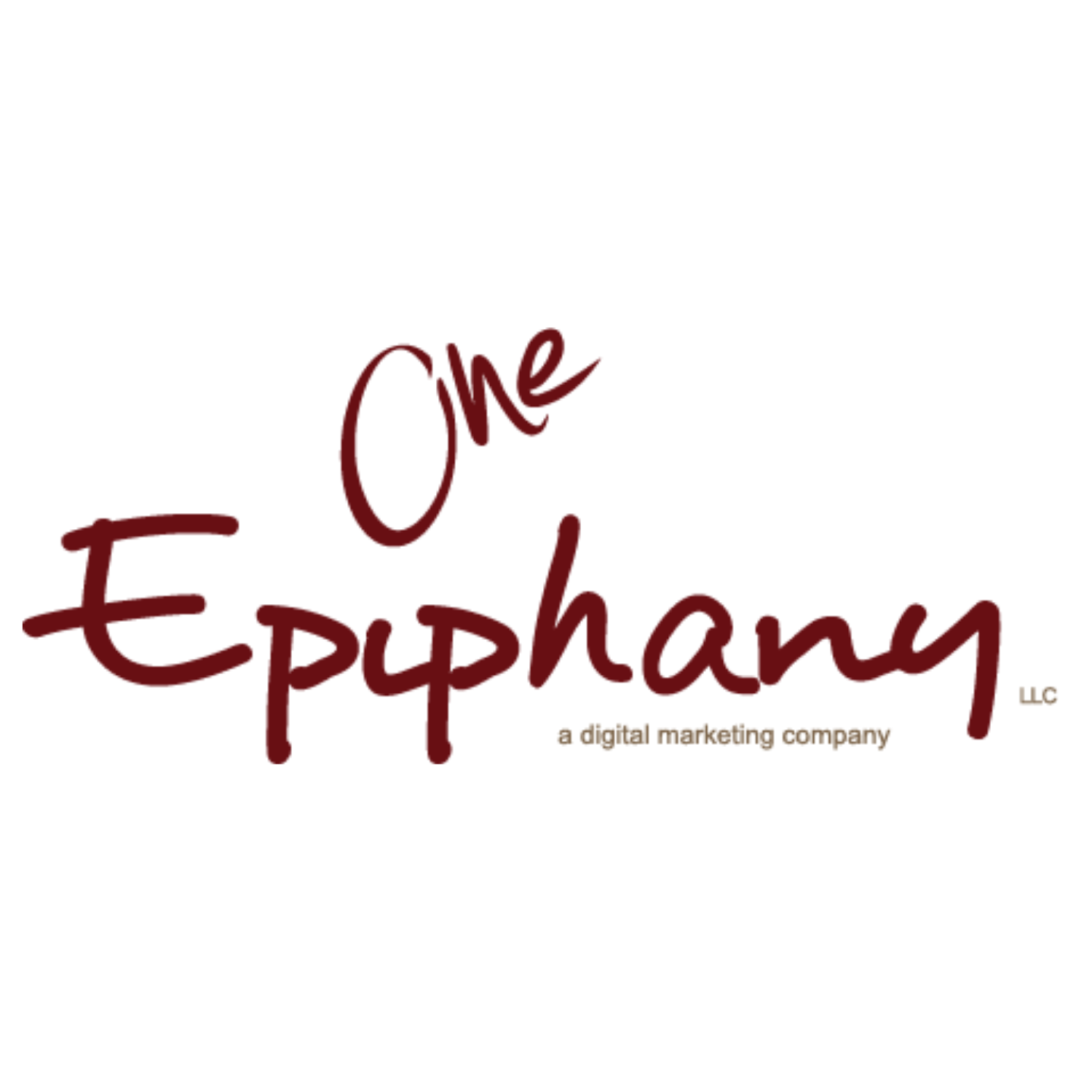 The logo or business face of "One Epiphany LLC"