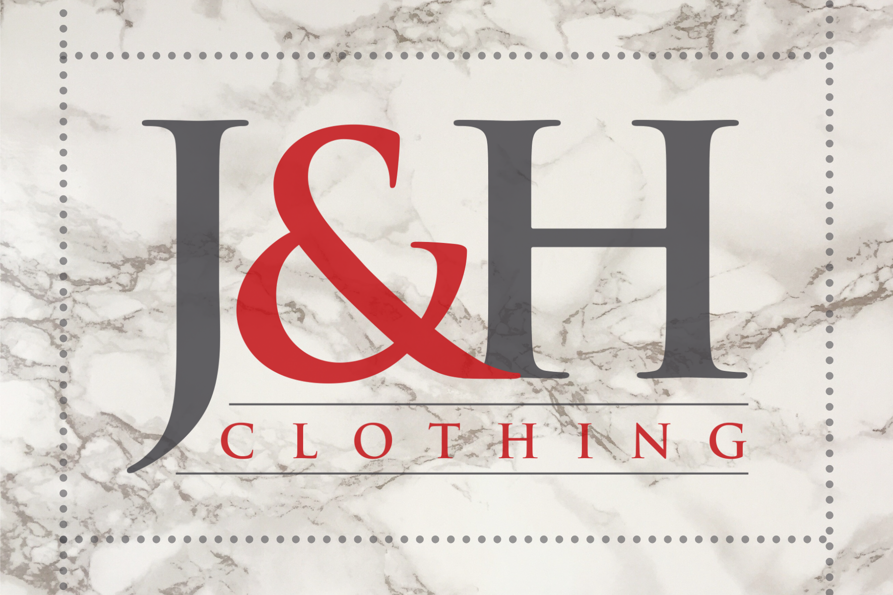 The logo or business face of "J & H Clothing, LLC"