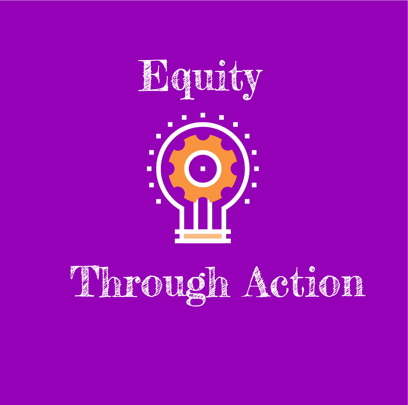 The logo or business face of "Equity Through Action "