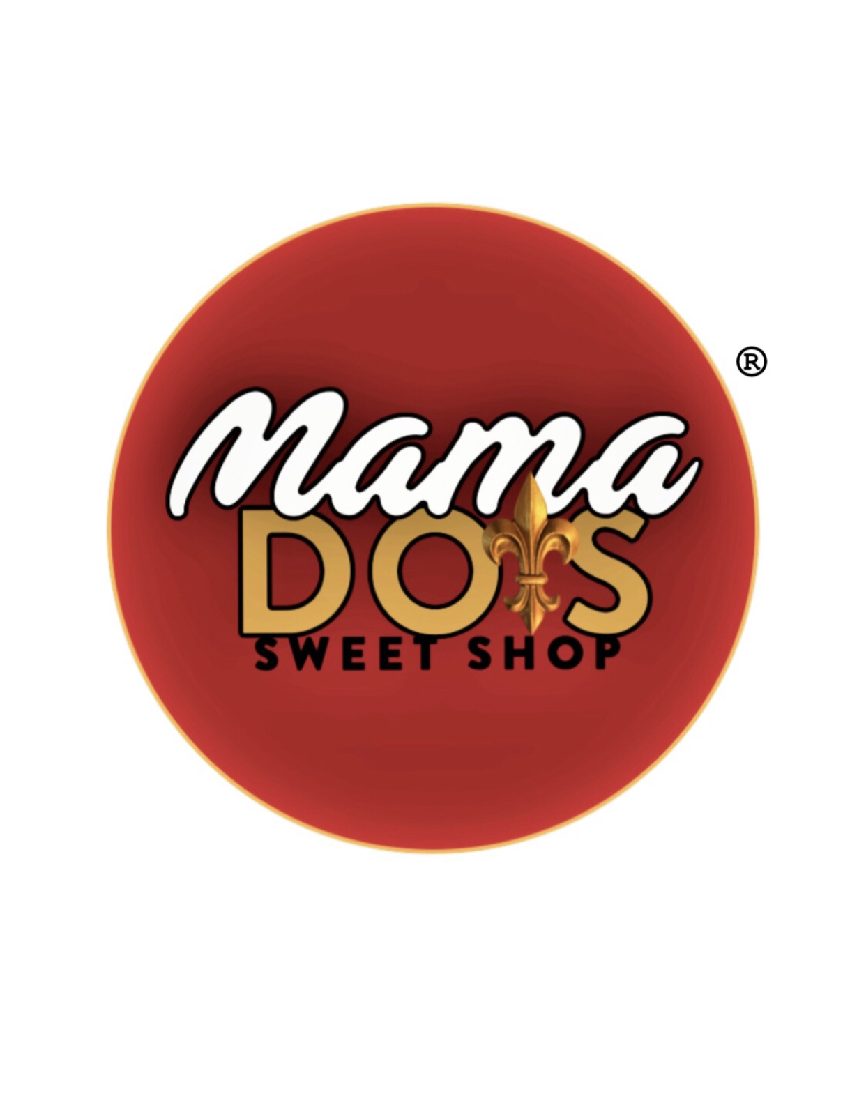 The logo or business face of "Mama Dot’s Sweet Shop"