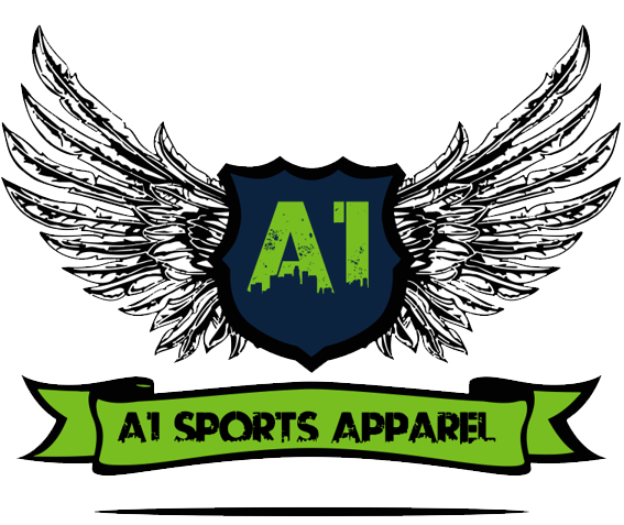 The logo or business face of "A1 Sports Apparel"