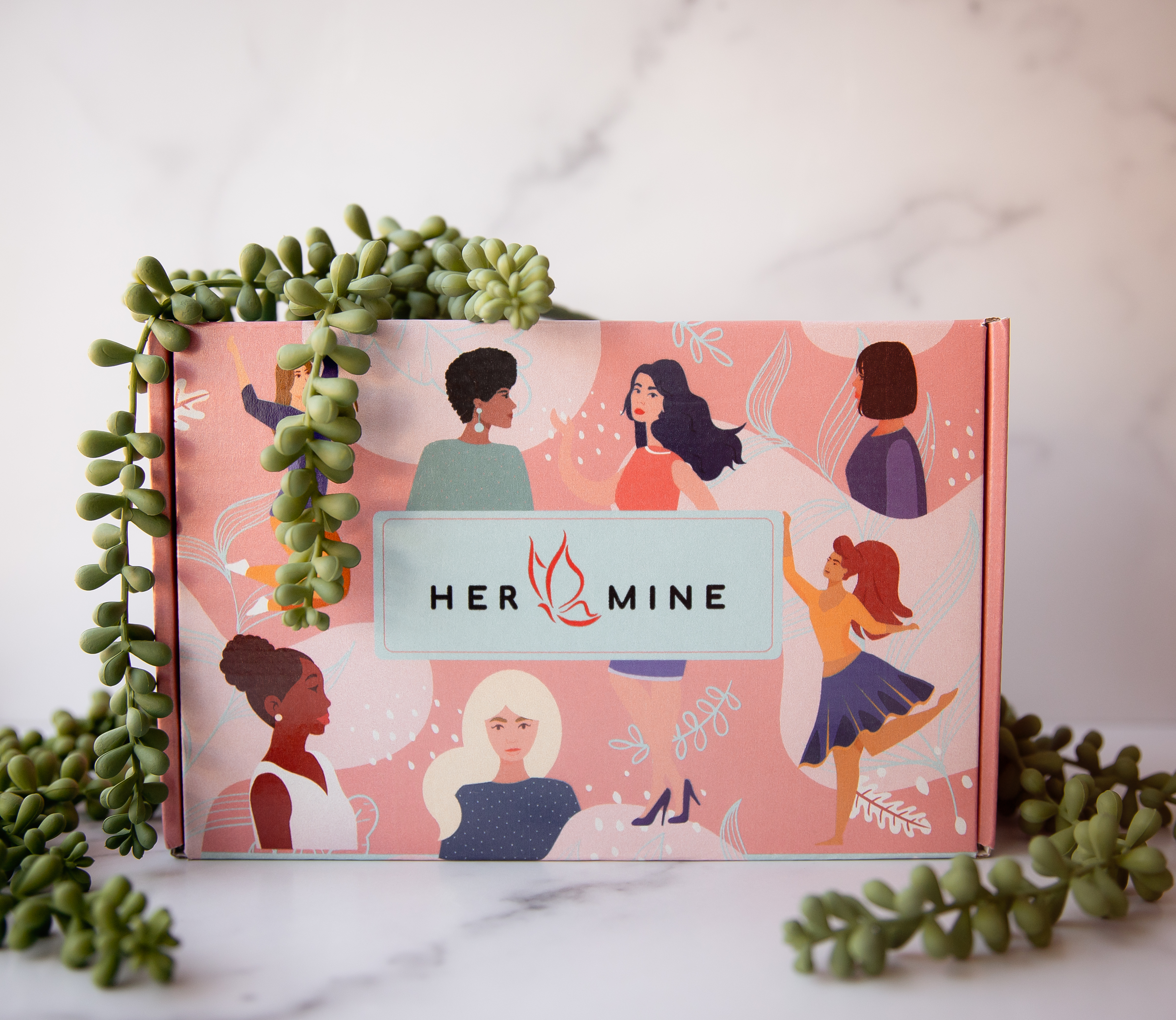 The logo or business face of "HER-MINE"