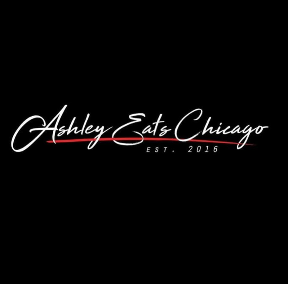The logo or business face of "Ashley Eats Chicago"