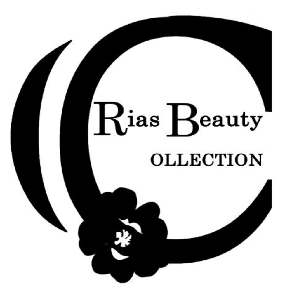 The logo or business face of "Ria's Beauty Collection"