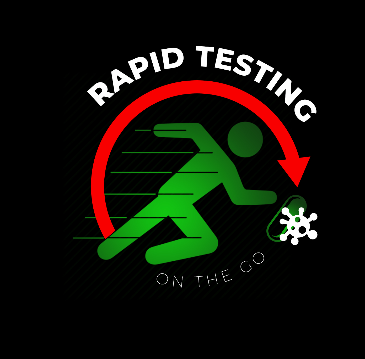 The logo or business face of "Rapid Testing On The Go "