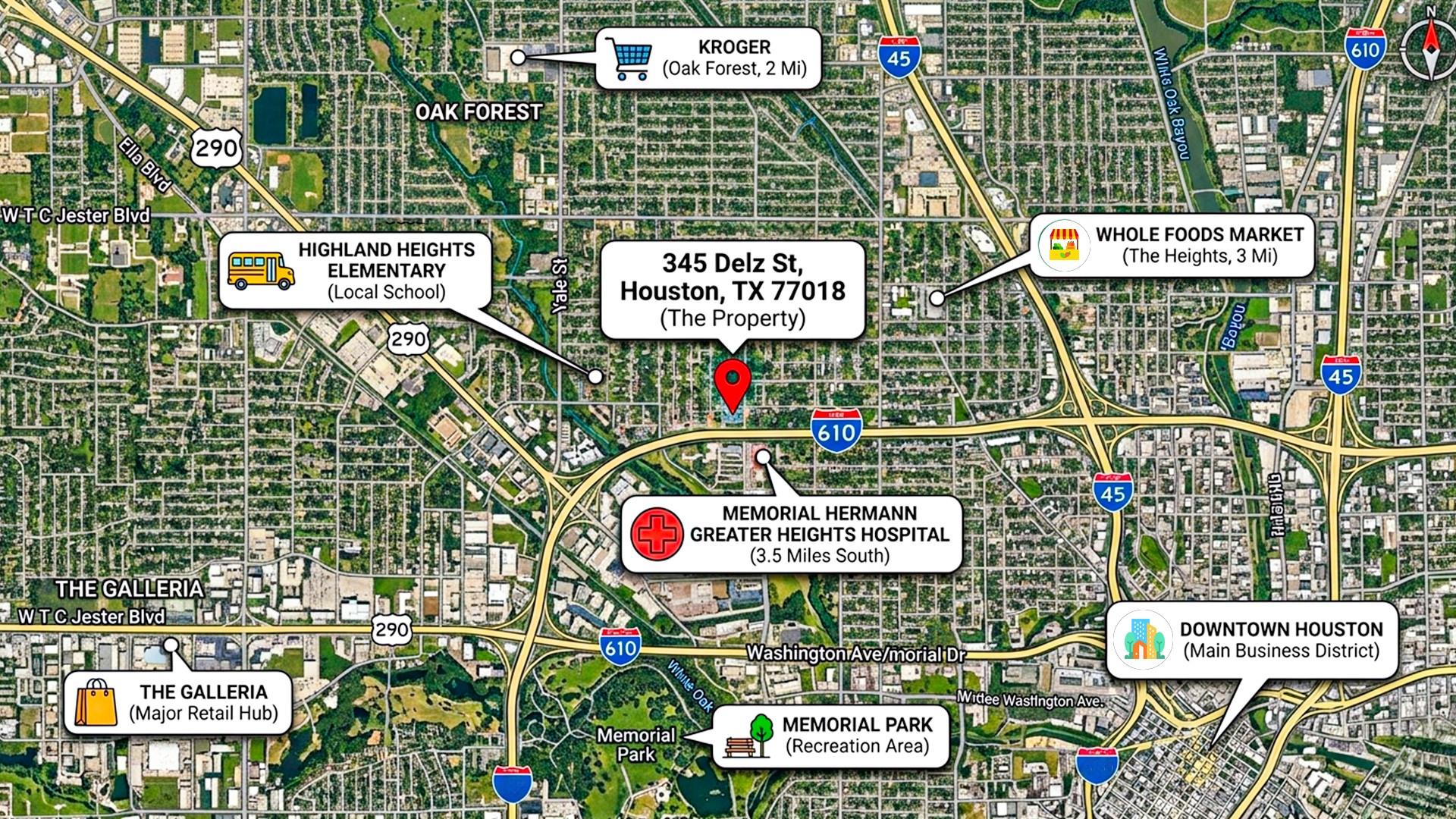 345 Delz ST Houston Texas United States, for Sale, commercial, Sheryl Davis, Compass