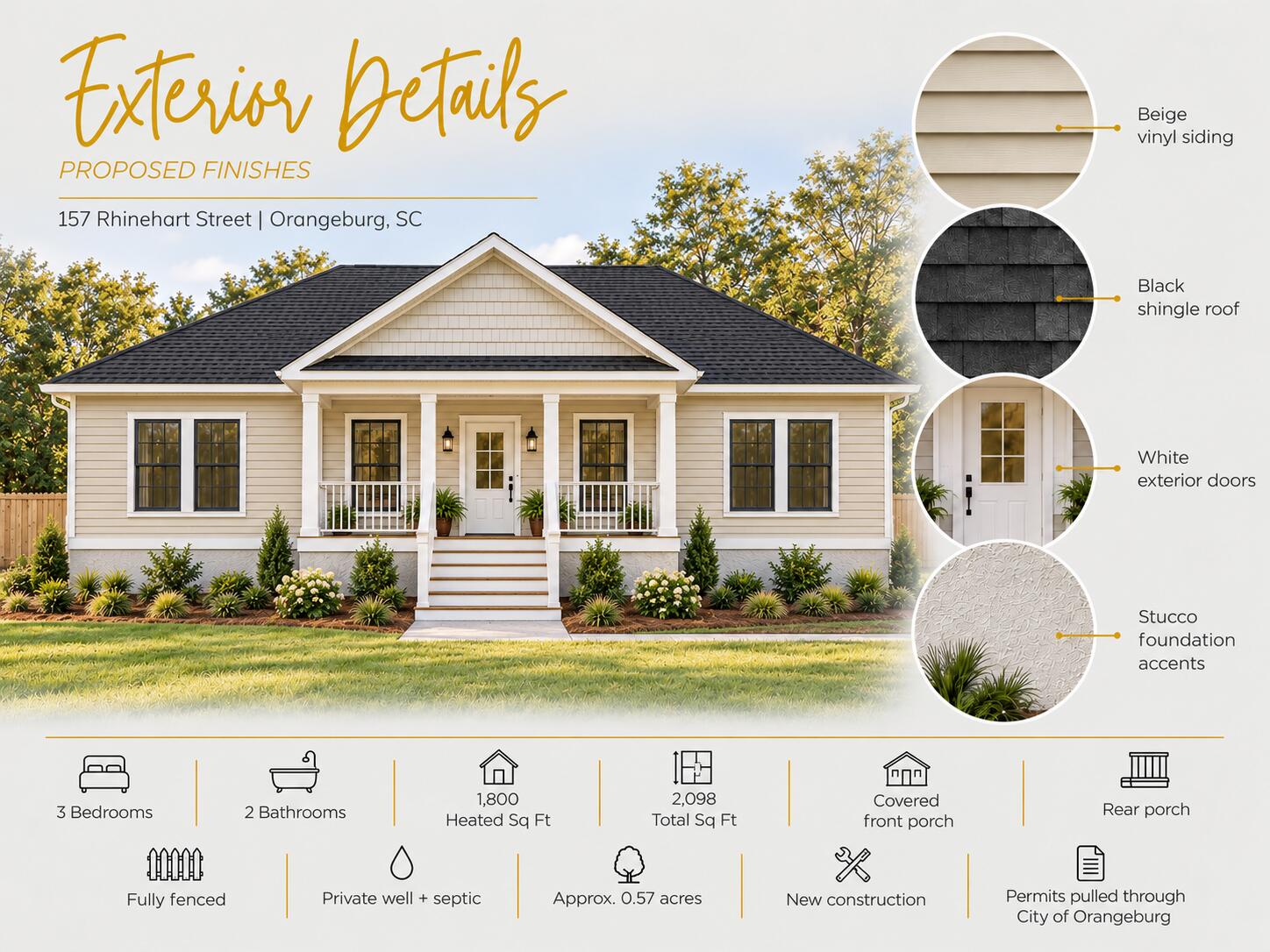 157 Rhinehart Street Orangeburg South Carolina United States, for Sale, residential,  , Felder & Associates Real Estate Services LLC