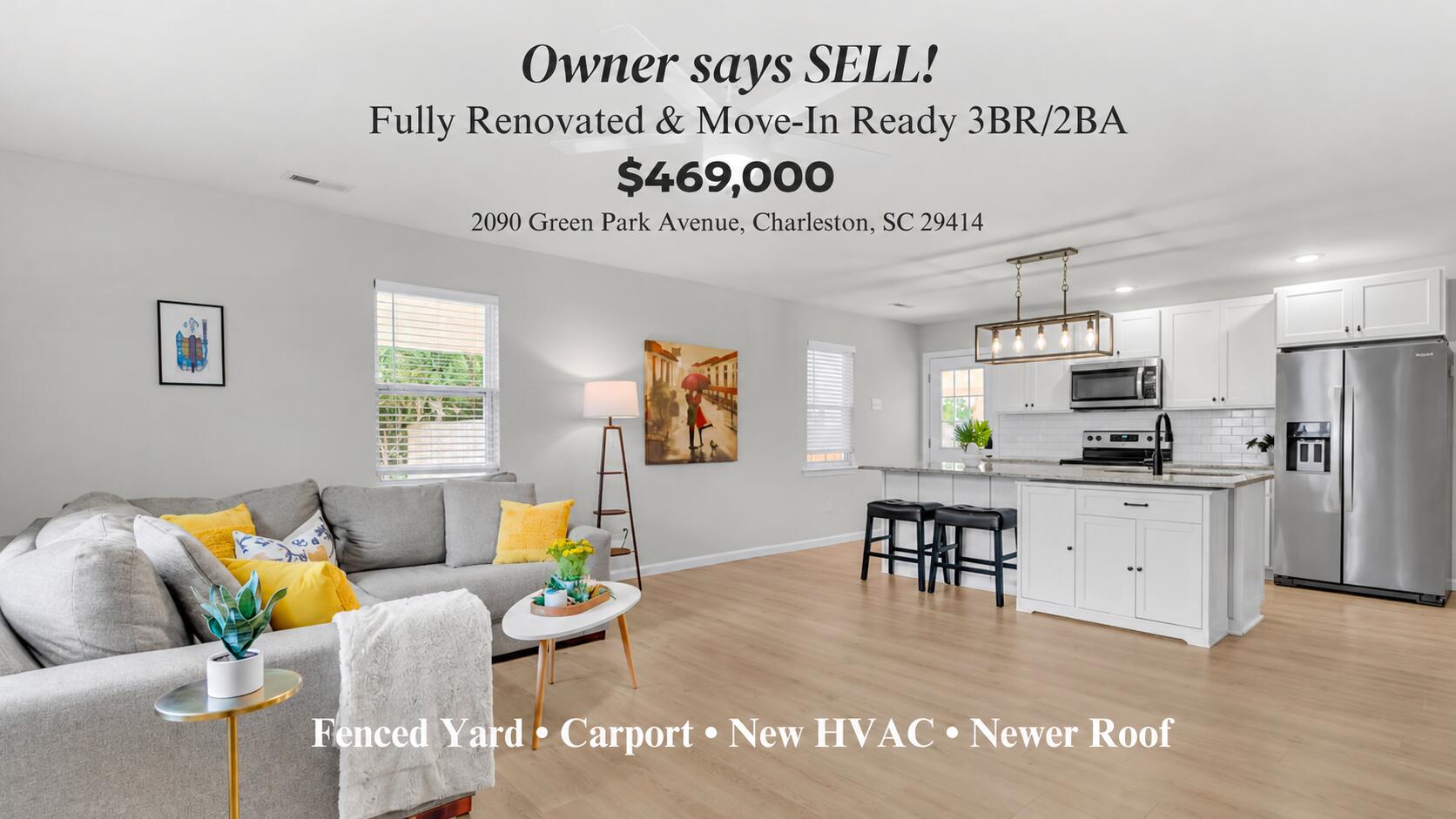 2090 Green Park Avenue Charleston South Carolina United States, Sale Pending, residential, Bobbie  Rose, Keller Williams Realty Charleston/West Ashley