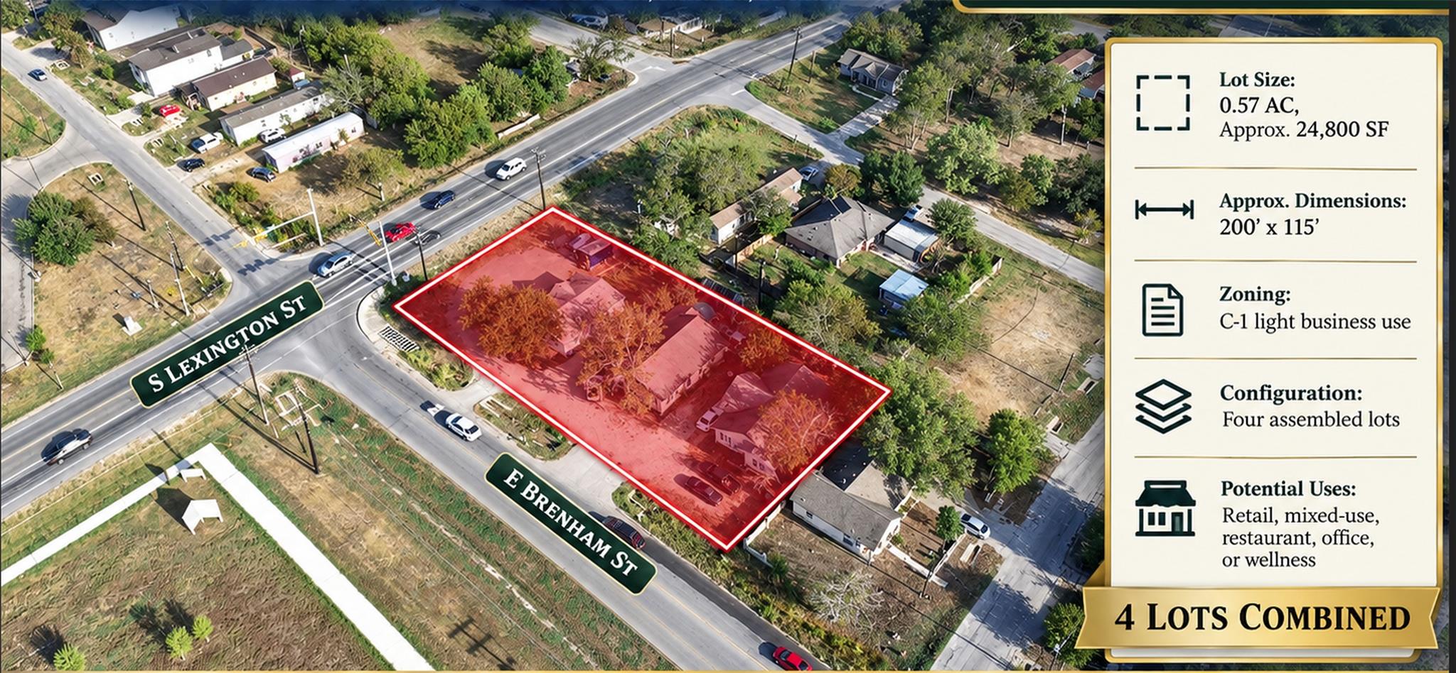 107 Brenham ST Manor Texas United States, for Sale, commercial, Rita Vera, Central Metro Realty LLC