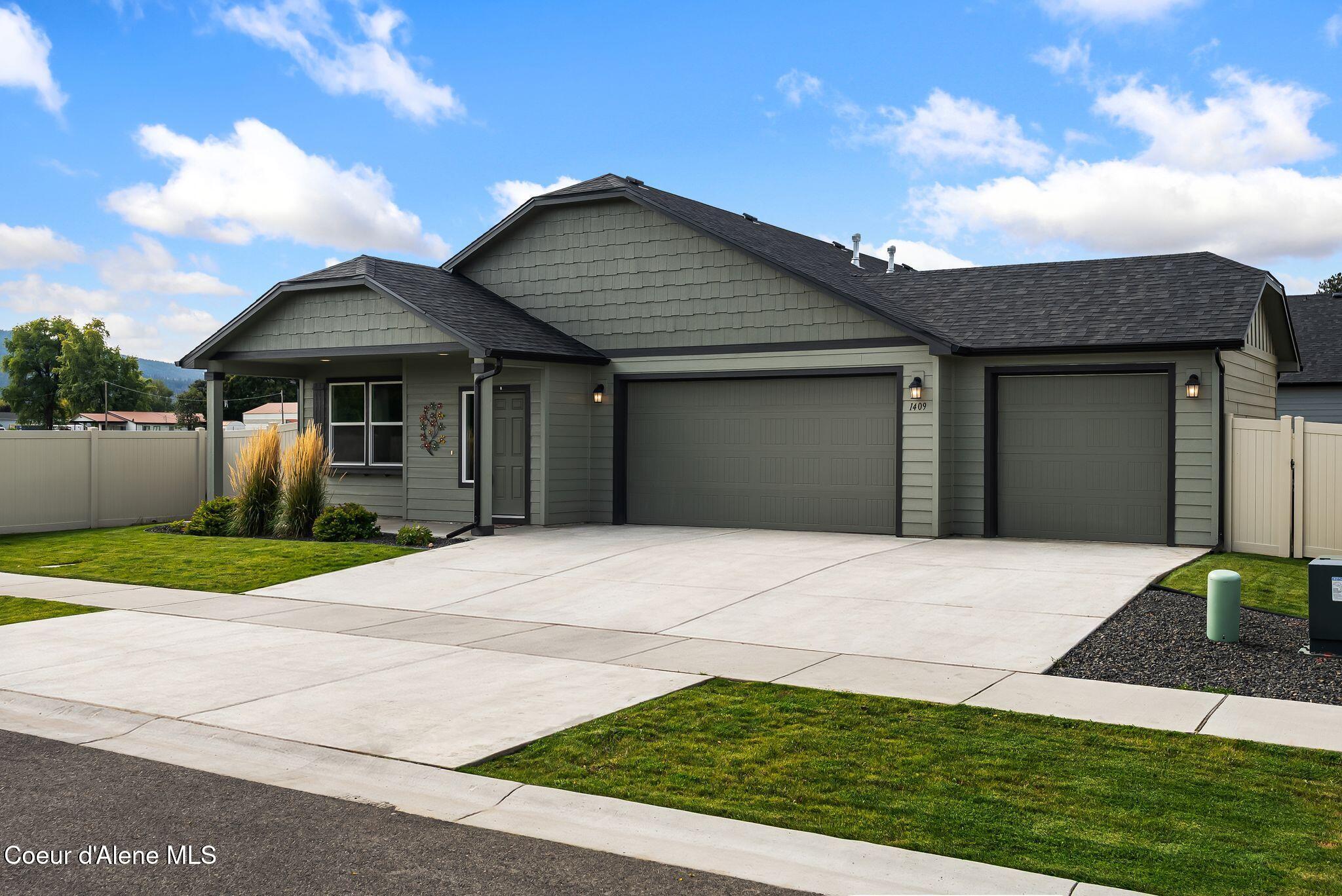 1409 N Mongeau ST Post Falls Idaho United States, for Sale, residential, Jenna Wynand, Realty ONE Group Eclipse