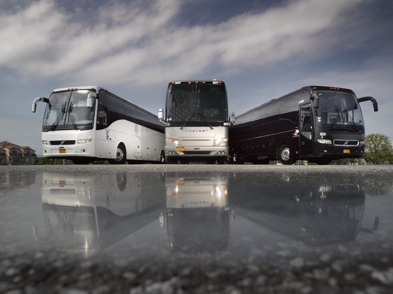 travel buses for rent