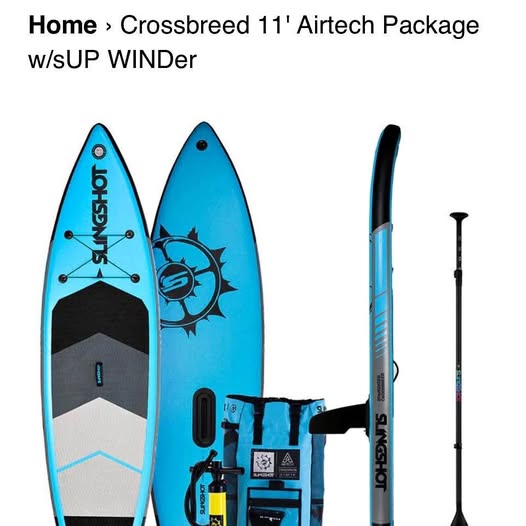 Slingshot Crossbreed Airtech 11’ package  w/ sup Winder (wing not included)