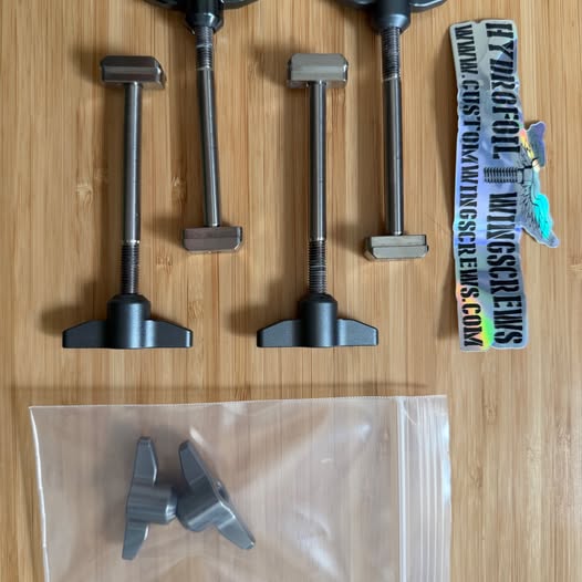 FOIL DRIVE HYDROFOIL WINGSCREW BOLTS ASSIST MAX WINGNUT SET M7