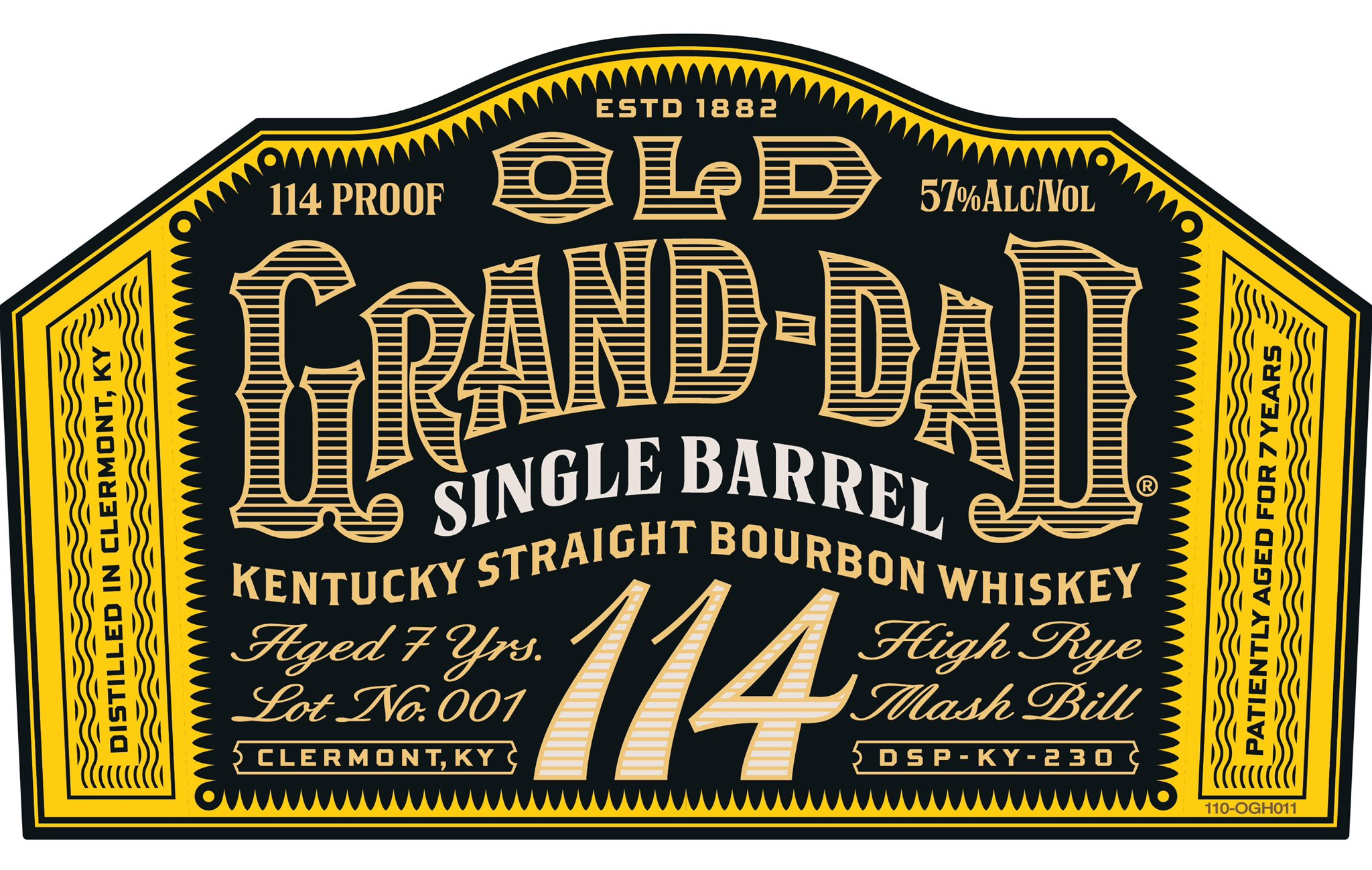 Old Grand-Dad 7 Year 114 Proof Single Barrel