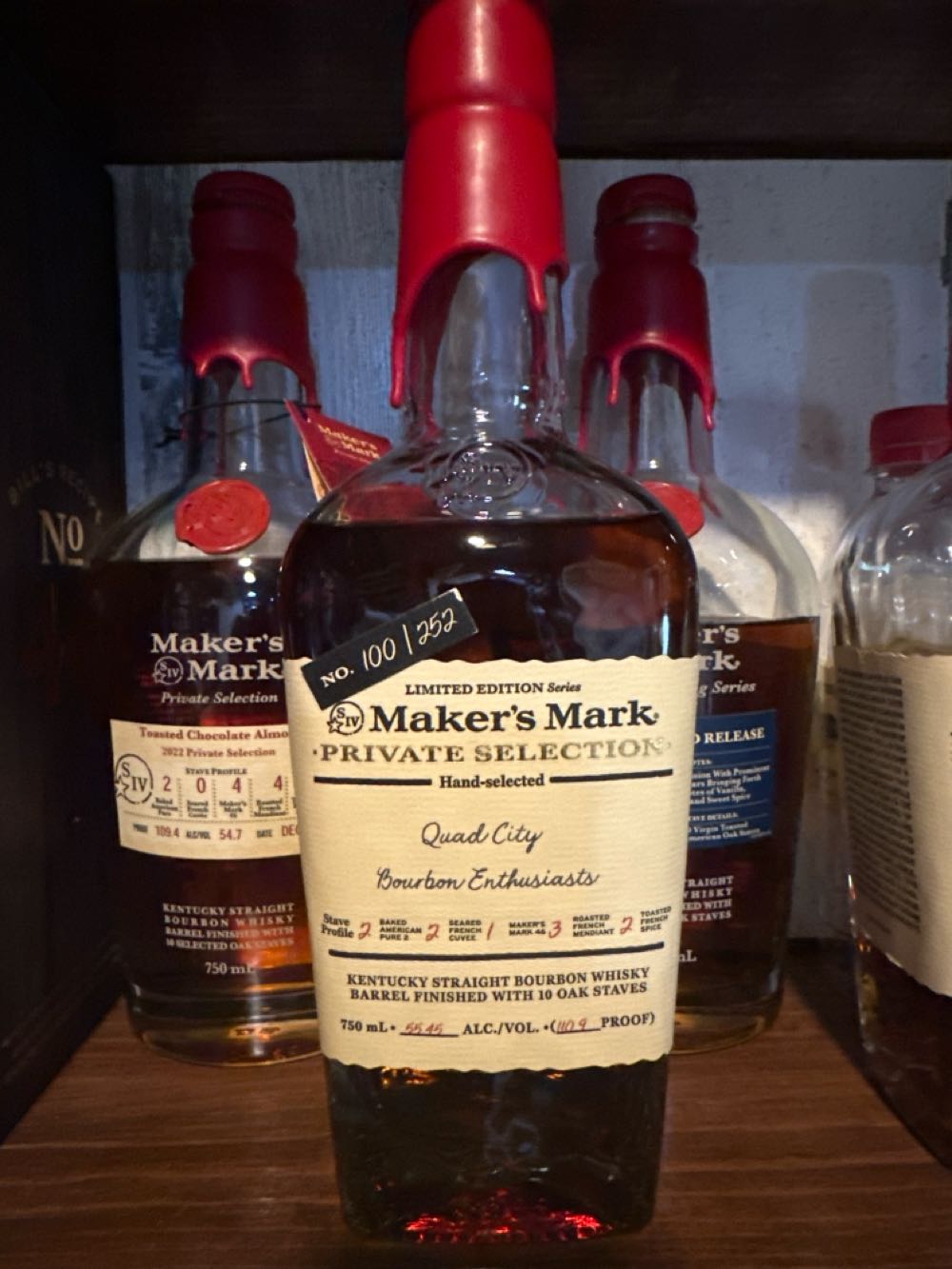 Maker’s Mark Private Selection Quad Cities Bourbon Enthusiasts